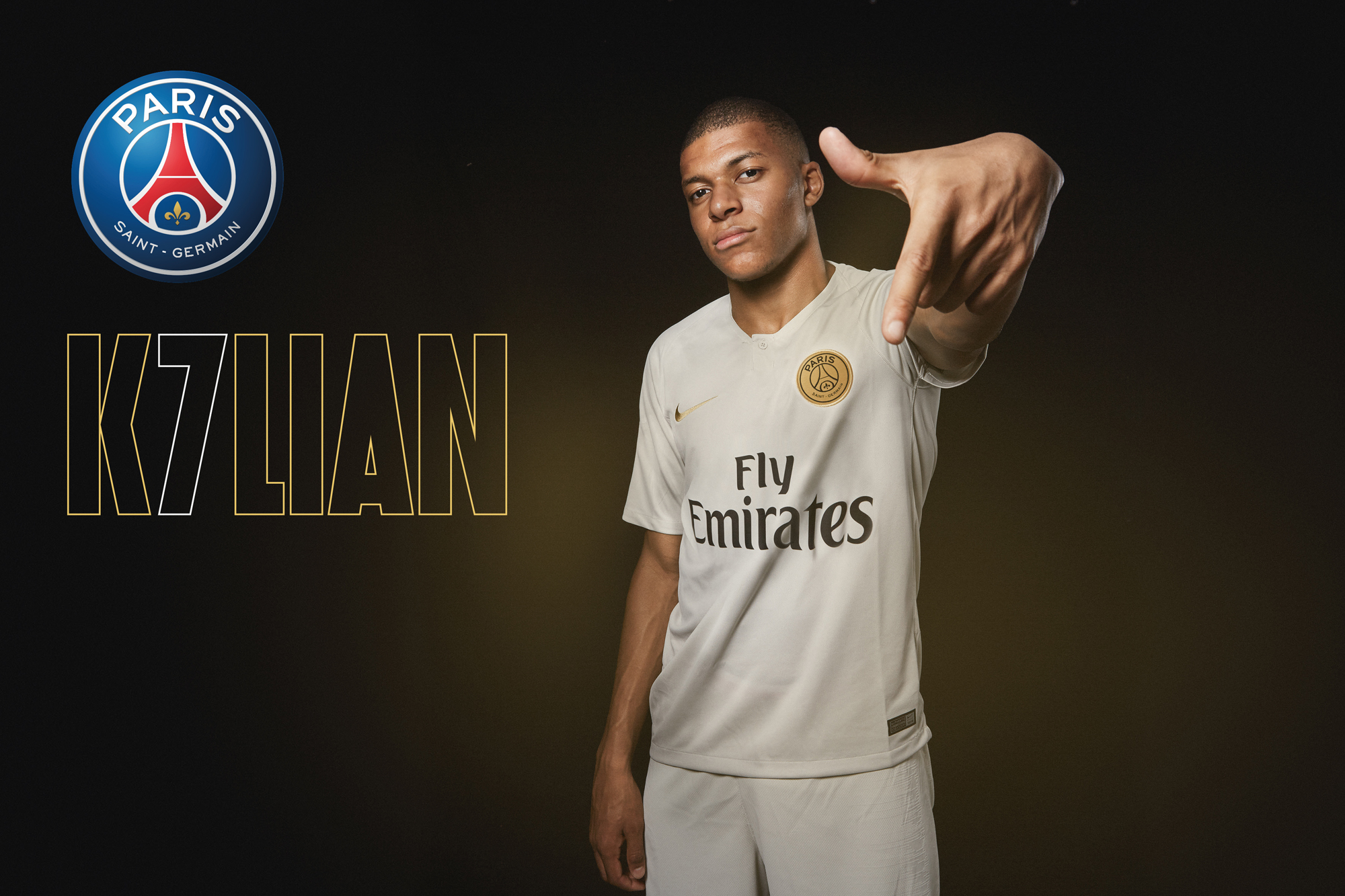 Maillot THIRD PSG Kylian MBAPPE